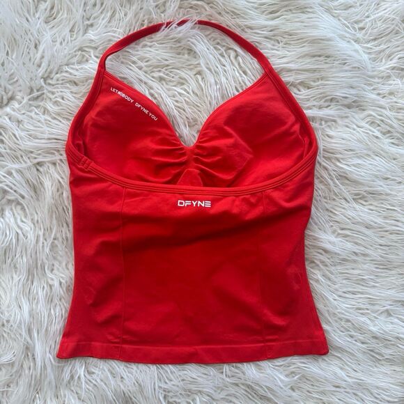 Dfyne Impact Longline Strappy Top Chilli Size Medium - Picture 5 of 8